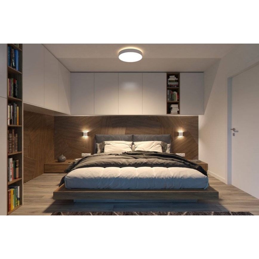 LED2 - Luminária de parede exterior LED FLAT 2xLED/3W/230V IP65 3000K/4000K/5700K branco