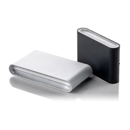 LED2 - Luminária de parede exterior LED FLAT 2xLED/3W/230V IP65 3000K/4000K/5700K branco