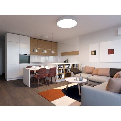 LED2 - Luminária de teto dimmerizável MONO LED/100W/230V 3000K/4000K branco