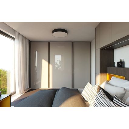 LED2 - Luminária de teto dimmerizável MONO LED/100W/230V 3000K/4000K preta