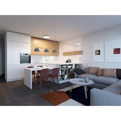 LED2 - Luminária de teto dimmerizável MONO LED/153W/230V 3000K/4000K branco