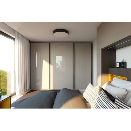 LED2 - Luminária de teto LED dimmerizável MONO LED/153W/230V 3000K/4000K preta