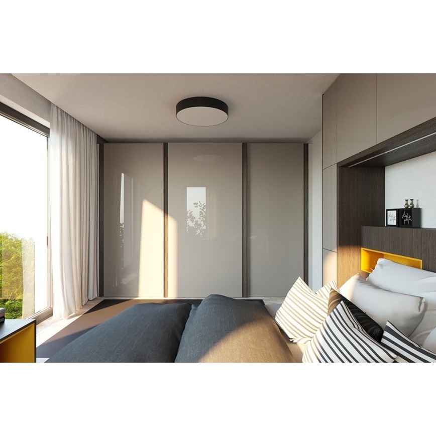 LED2 - Luminária de teto LED dimmerizável MONO LED/153W/230V 3000K/4000K preta