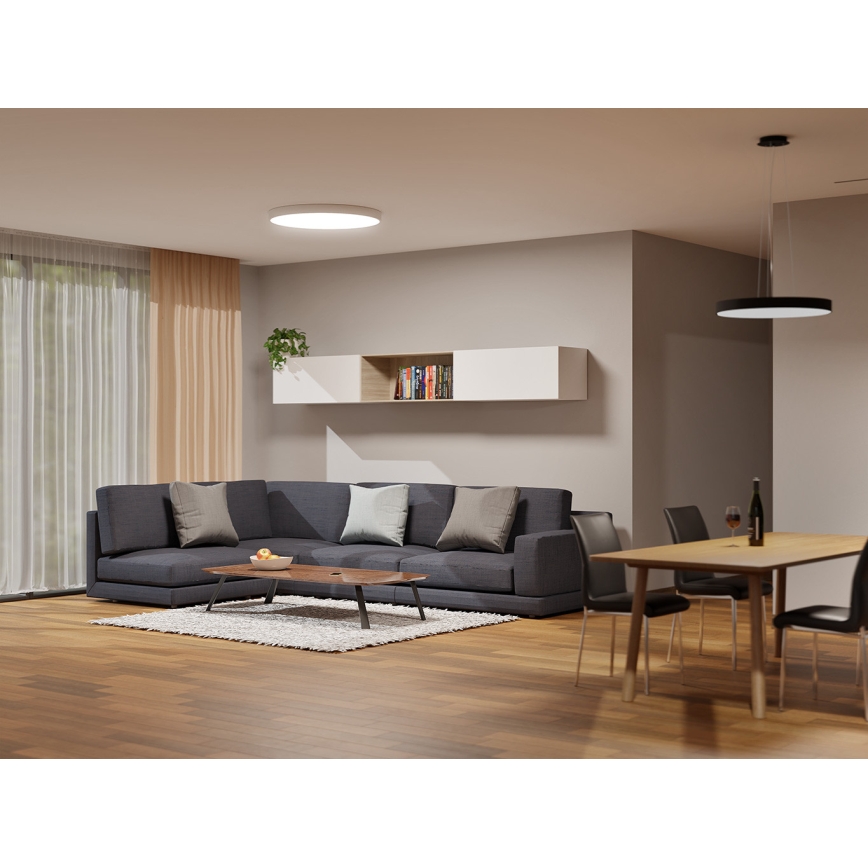 LED2 - Luminária de teto LED MONO SLIM 80W/230V 3000K/4000K diâmetro 80 cm branca