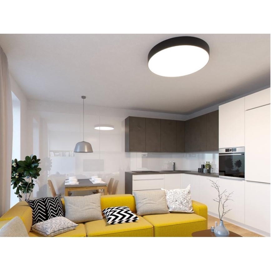 LED2 - Luminária de Teto LED MONO LED/60W/230V 3000/4000K preta