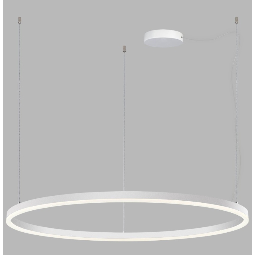 LED2 - Lustre LED regulável em cabo SATURN LED/80W/230V diâmetro 100 cm branco