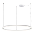 LED2 - Lustre LED regulável em cabo SATURN LED/80W/230V diâmetro 100 cm branco