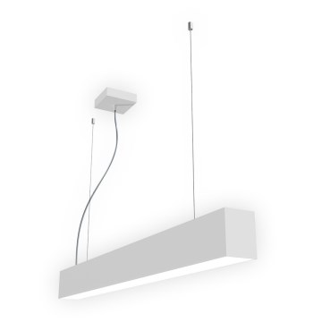LED2 - Lustre LED suspenso por cabo LINO LED/24W/230V 3000K/3500K/4000K 90 cm preto