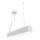 LED2 - Lustre LED suspenso por cabo LINO LED/24W/230V 3000K/3500K/4000K 90 cm preto