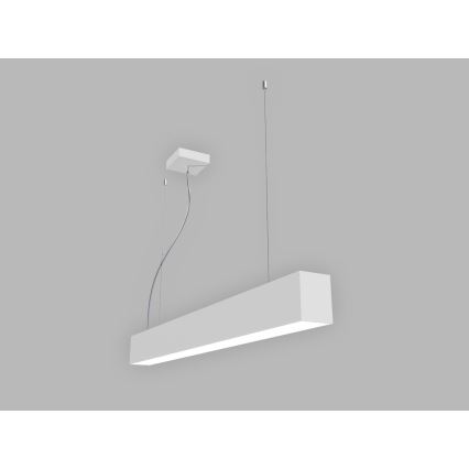LED2 - Lustre LED suspenso por cabo LINO LED/24W/230V 3000K/3500K/4000K 90 cm preto
