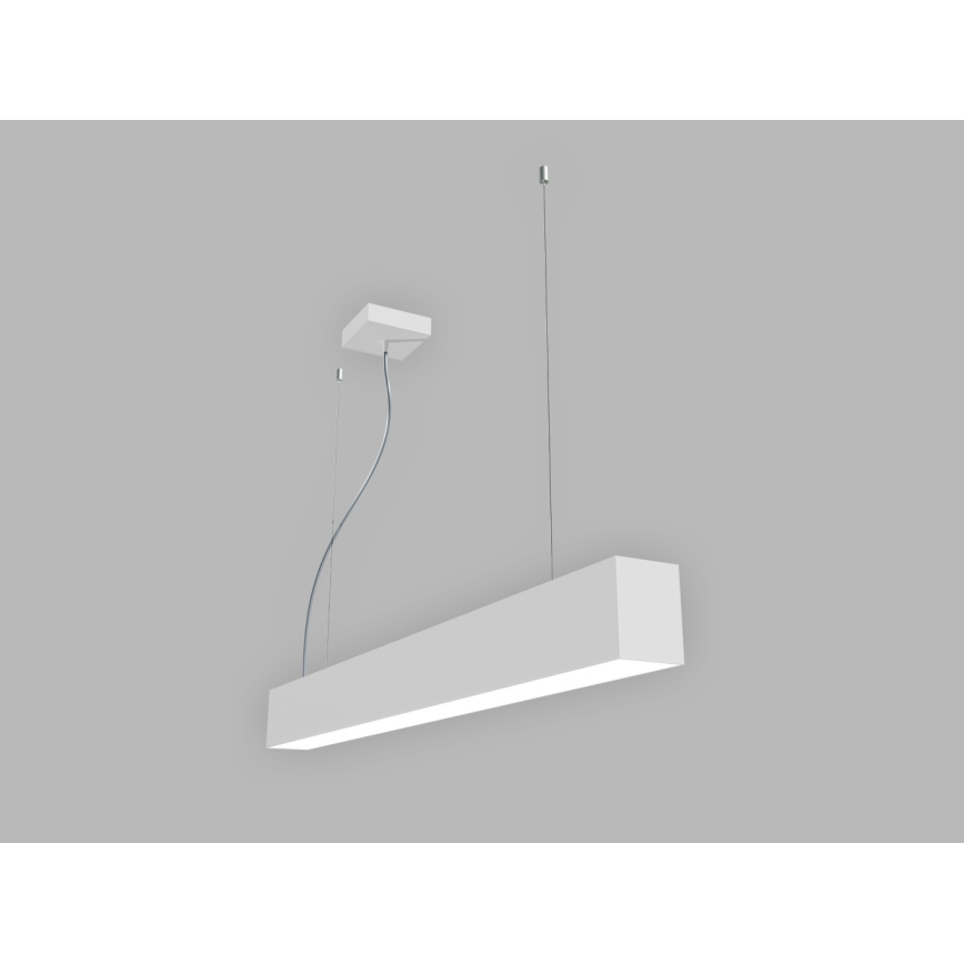 LED2 - Lustre LED suspenso por cabo LINO LED/24W/230V 3000K/3500K/4000K 90 cm preto