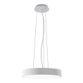 LED2 - Lustre LED suspenso por cabo MONO SLIM LED/30W/230V 3000K/4000K Ø 40 cm branco