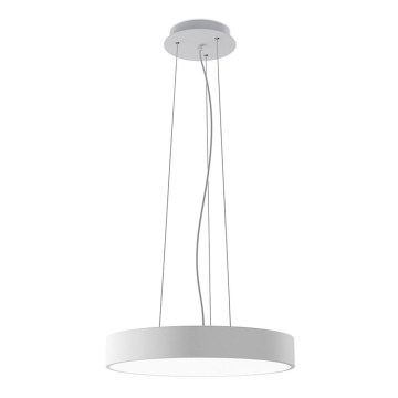 LED2 - Lustre LED suspenso por cabo MONO SLIM LED/30W/230V 3000K/4000K Ø 40 cm branco