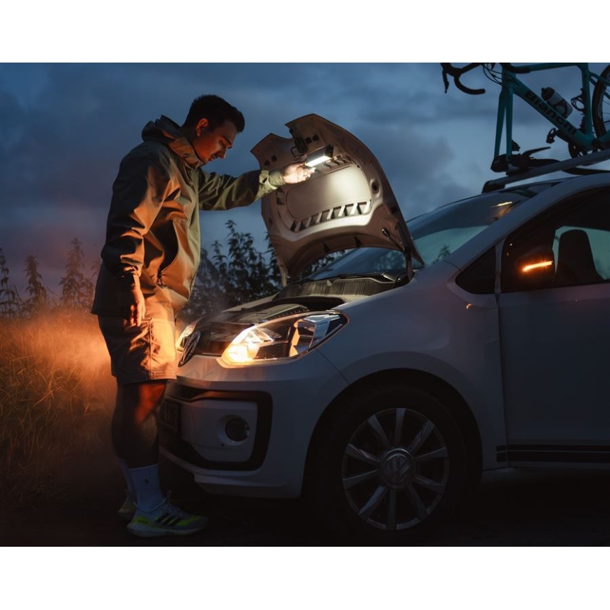 Ledlenser AF2R - Lanterna de trabalho recarregável LED com regulação de brilho IP54 1000 lm 50 h 4810 mAh