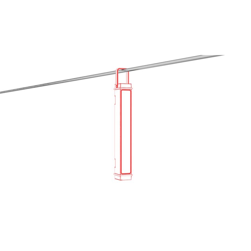 Ledlenser AF2R - Lanterna de trabalho recarregável LED com regulação de brilho IP54 1000 lm 50 h 4810 mAh