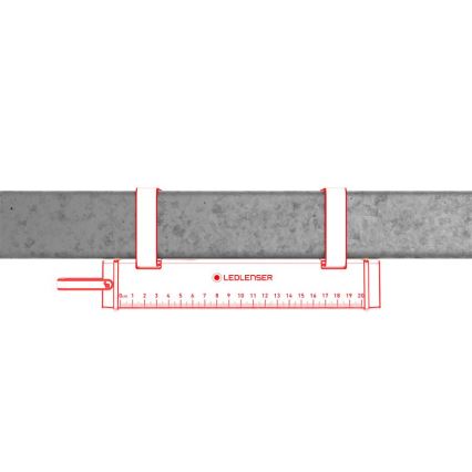 Ledlenser AF2R - Lanterna de trabalho recarregável LED com regulação de brilho IP54 1000 lm 50 h 4810 mAh