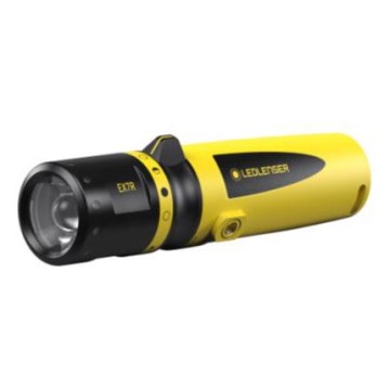 Ledlenser EX7R - Lanterna recarregável LED regulável, 3250 mAh, IP68, 220 lm, 45 h, amarela