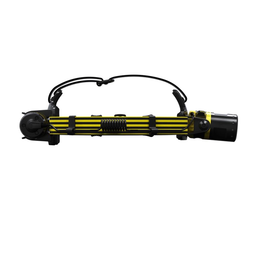 Ledlenser EXH8 - Lanterna frontal LED regulável LED/3xAA IP66 180 lm 40 h amarela