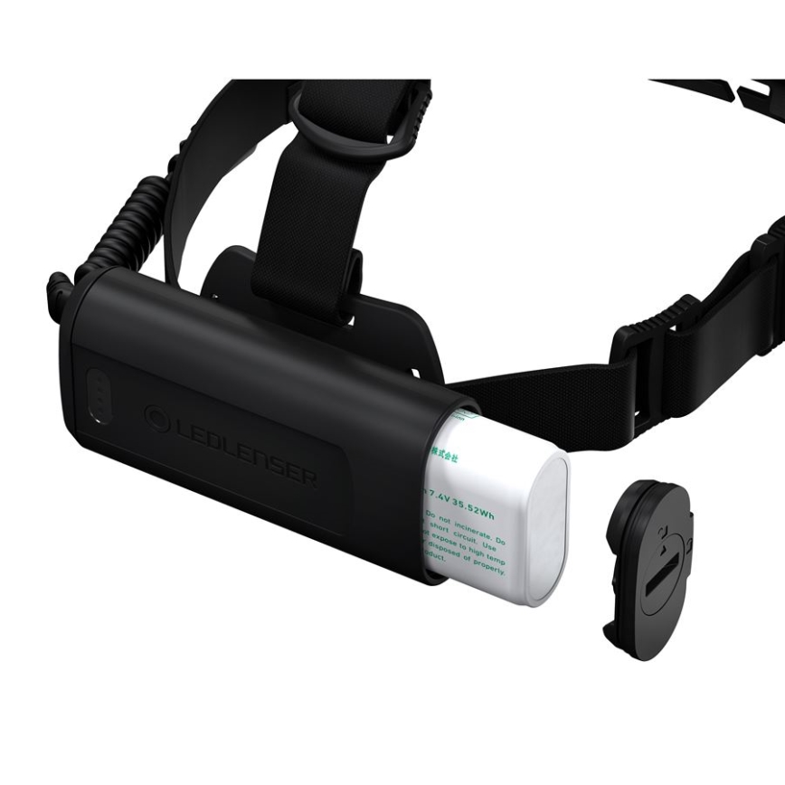 Ledlenser H15R CORE - Lanterna frontal recarregável LED com regulador de intensidade, bateria 4800 mAh, IP67, 2500 lm, autonomia até 80 h, preta