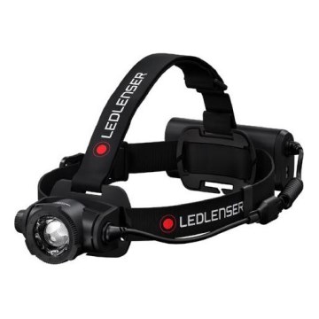 Ledlenser H15R CORE - Lanterna frontal recarregável LED com regulador de intensidade, bateria 4800 mAh, IP67, 2500 lm, autonomia até 80 h, preta