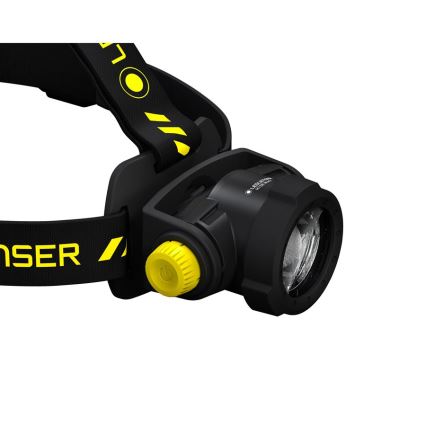 Ledlenser H15R WORK - Lanterna frontal recarregável LED com brilho regulável LED/4800 mAh IP67 2500 lm 70 h preta