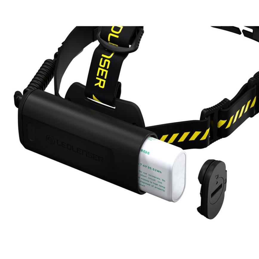 Ledlenser H15R WORK - Lanterna frontal recarregável LED com brilho regulável LED/4800 mAh IP67 2500 lm 70 h preta