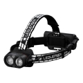 Ledlenser H19R SIGNATURE - lanterna frontal recarregável com LED e intensidade de luz ajustável / 4800 mAh IP68 4000 lm 20 h preta