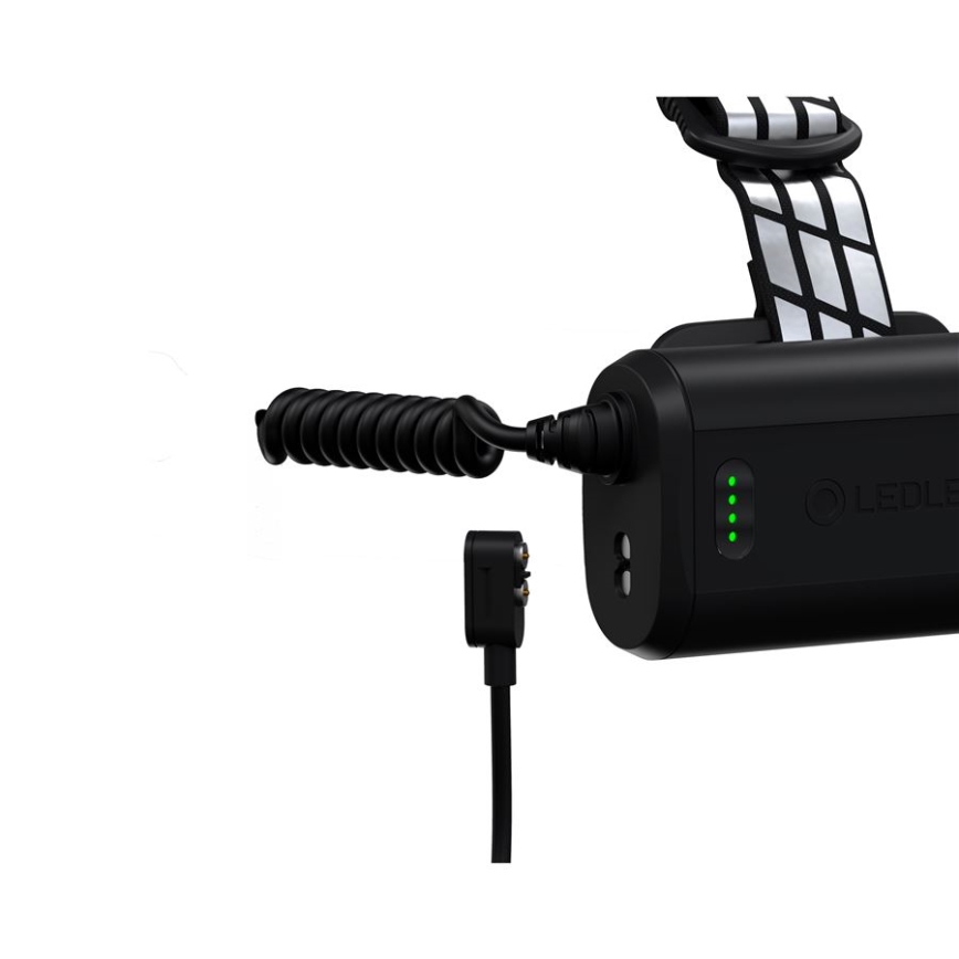 Ledlenser H19R SIGNATURE - lanterna frontal recarregável com LED e intensidade de luz ajustável / 4800 mAh IP68 4000 lm 20 h preta