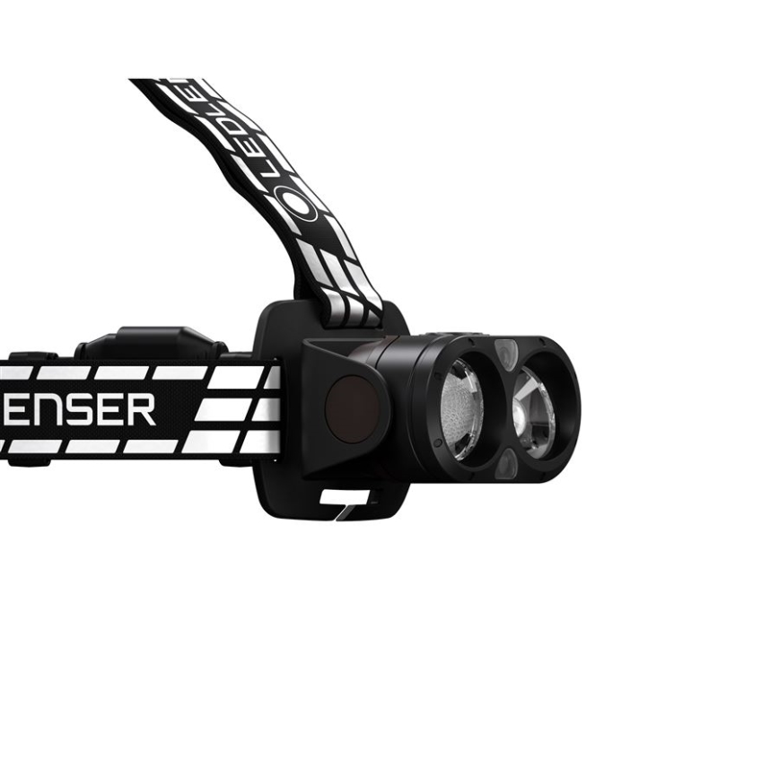 Ledlenser H19R SIGNATURE - lanterna frontal recarregável com LED e intensidade de luz ajustável / 4800 mAh IP68 4000 lm 20 h preta