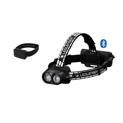 Ledlenser H19R SIGNATURE - lanterna frontal recarregável com LED e intensidade de luz ajustável / 4800 mAh IP68 4000 lm 20 h preta