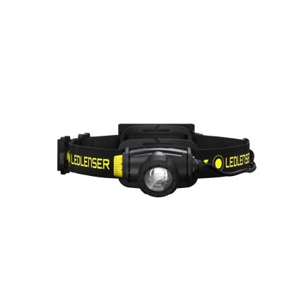 Ledlenser H5R WORK - lanterna frontal recarregável LED com intensidade regulável / 1800 mAh IP67 500 lm 45 h preta