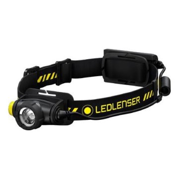 Ledlenser H5R WORK - lanterna frontal recarregável LED com intensidade regulável / 1800 mAh IP67 500 lm 45 h preta