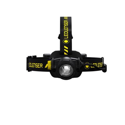 Ledlenser H7R WORK - Lanterna frontal recarregável com LED dimerizável, 4800 mAh, IP67, 1000 lm, 60 h, preta
