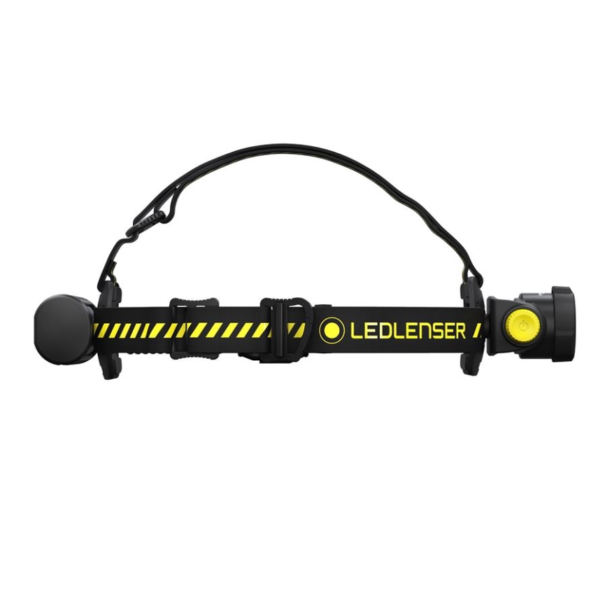 Ledlenser H7R WORK - Lanterna frontal recarregável com LED dimerizável, 4800 mAh, IP67, 1000 lm, 60 h, preta