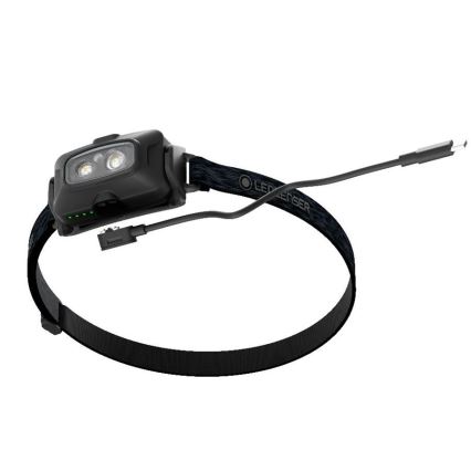 Ledlenser HF4R Core - LED Lanterna frontal recarregável com intensidade regulável LED/1000 mAh IP68 500 lm 35 h preta