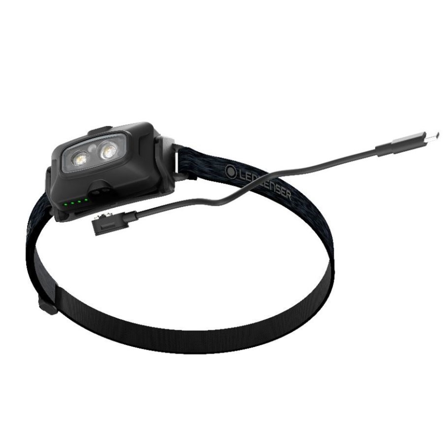 Ledlenser HF4R Core - LED Lanterna frontal recarregável com intensidade regulável LED/1000 mAh IP68 500 lm 35 h preta