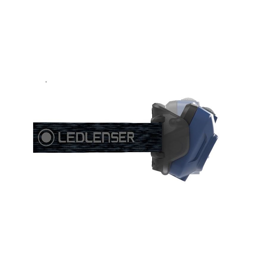 Ledlenser HF4R Core - Lanterna frontal recarregável LED com intensidade regulável, 1000 mAh, IP68, 500 lm, até 35 h, azul