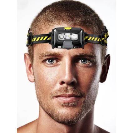 Ledlenser HF6R Work - Lanterna frontal recarregável LED com intensidade regulável LED/2000 mAh IP68 800 lm 60 h preta