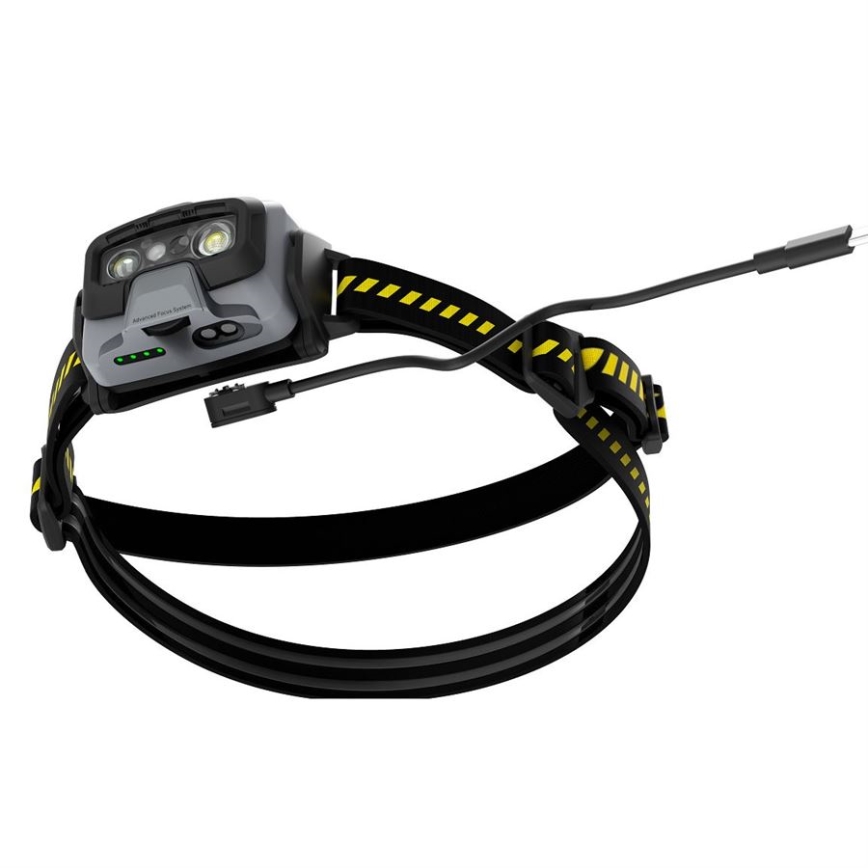 Ledlenser HF6R Work - Lanterna frontal recarregável LED com intensidade regulável LED/2000 mAh IP68 800 lm 60 h preta