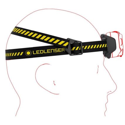 Ledlenser HF6R Work - Lanterna frontal recarregável LED com intensidade regulável LED/2000 mAh IP68 800 lm 60 h preta