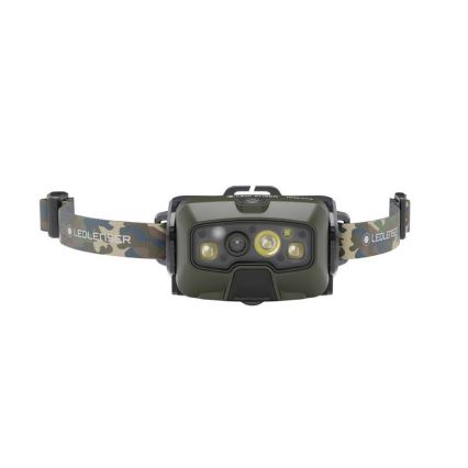 Ledlenser HF8R Core RGB - Lanterna Frontal Recarregável LED Dimerizável/3700 mAh IP68 1600 lm 90h Verde