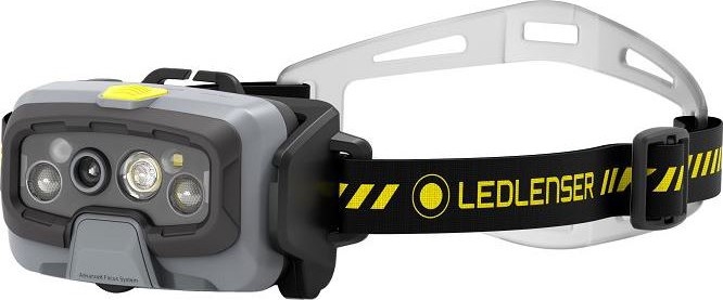 Ledlenser HF8R Work - Lanterna frontal recarregável regulável LED/3700 mAh IP68 1600 lm 90 h preta
