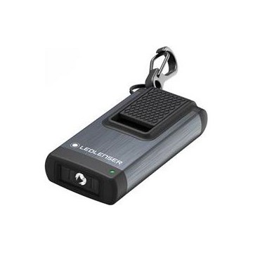 Ledlenser K4R CINZENTO - Lanterna de bolso recarregável com LED regulável, 180 mAh, IP2X, 120 lm