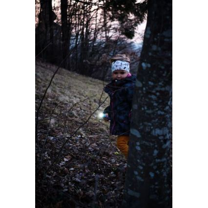 Ledlenser KIDBEAM4 RAINBOW - Lanterna infantil regulável LED/2xAAA IP44 roxa