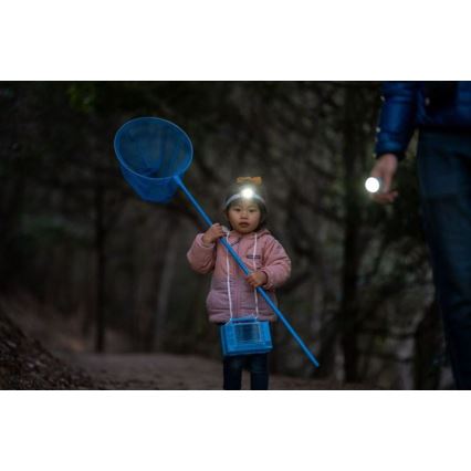 Ledlenser KIDBEAM4 RAINBOW - Lanterna infantil regulável LED/2xAAA IP44 roxa