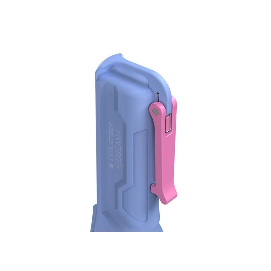 Ledlenser KIDBEAM4 RAINBOW - Lanterna infantil regulável LED/2xAAA IP44 roxa