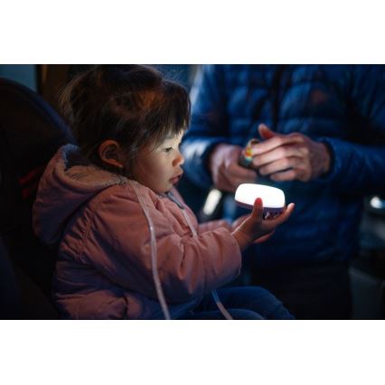 Ledlenser KIDCAMP6 RAINBOW - Lâmpada portátil LED dimerizável, 3xAAA, IP44, azul