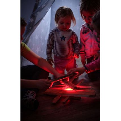 Ledlenser KIDCAMP6 RAINBOW - Lâmpada portátil LED dimerizável, 3xAAA, IP44, azul