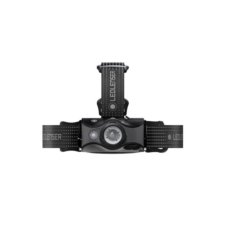 Ledlenser MH7 - LED dimerizável, lanterna frontal recarregável, 1550 mAh, IP54, 600 lm, 40 h, preto/cinzento