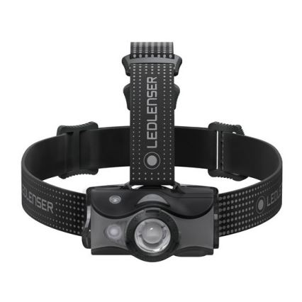 Ledlenser MH7 - LED dimerizável, lanterna frontal recarregável, 1550 mAh, IP54, 600 lm, 40 h, preto/cinzento